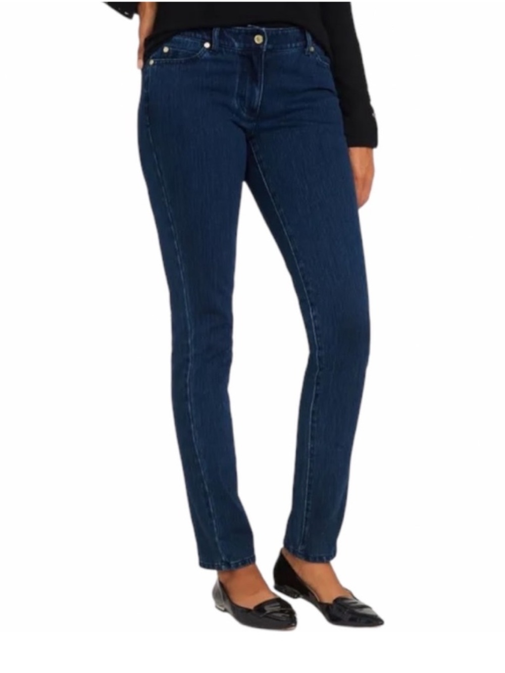J.McLaughlin Lexi Jeans Dark Wash Straight Leg SZ 2